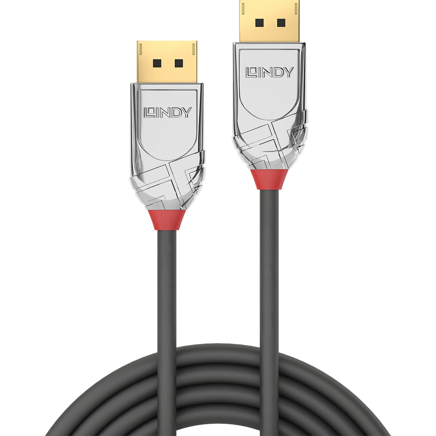 Redaktør Kenya virtuel LINDY 2m DisplayPort 1.4 Cable, Cromo Line - Walmart.com