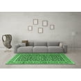 thumbnail image 3 of Ahgly Company Indoor Rectangle Persian Emerald Green Traditional Area Rugs, 2' x 4', 3 of 4