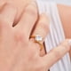 thumbnail image 4 of LuckyLy Anillos de Mujer de Compromiso y Promesa, Acero Inoxidable y Zirconia Cúbica de Corazón – Joyería ideal como Regalos para Mujer Navidad, San Valentín y Regalos para Mamá, Modelo Aida dorado 7, 4 of 8