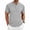 Q66 Light Gray, variant on CONZONE Mens T-Shirt Short Sleeve Crew Neck Solid Color Button Down Summer Fashion Casual Tops Army Green Size 2Xl