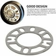 thumbnail image 3 of Entretoises de Roue en Alliage d'Aluminium 5 mm Adaptateur Universel pour Monture de Roue à 4 Ou 5 Goujons, 3 of 4