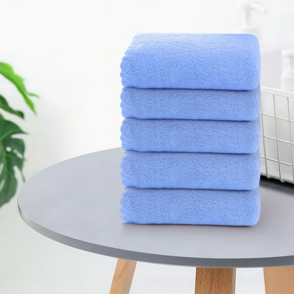 Big Savings! 5pc Velvet Towel Plain Face Towel Soft Absorbent Face Wash Ah Face Towel