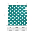 thumbnail image 4 of Fuzoiu Teal And White Polka Dot Print Decorative Waterproof Mailbox Cover,Welcome Magnetic Mailbox Cover, Post Letter Box Wrap Cover for Outdoor Decor -21x18 in, 4 of 8