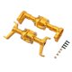 thumbnail image 1 of RC Front and Rear Axle Housing Aluminium Alloy CNC Axle Housing Set for FMS FCX24 1/24 RC Car Gold, 1 of 1