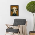 thumbnail image 2 of William Morris Style Terrier Dog Illustration Vintage Artwork Framed Wall Art Print A4, 2 of 4