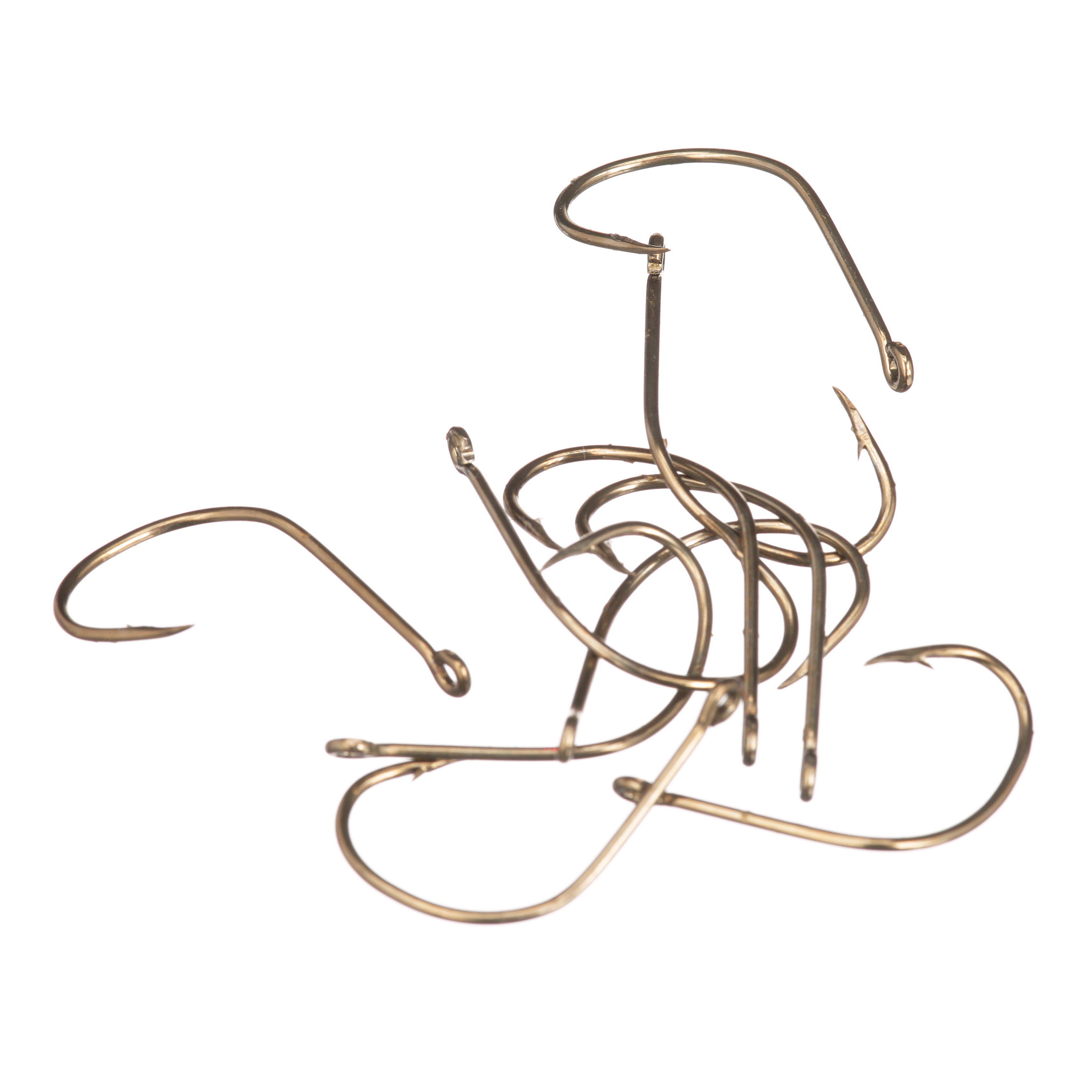 Lazer Sharp L042GH-6 Plain Shank Hook, Bronze, Size 6