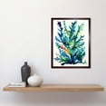 thumbnail image 2 of Seaweed Plant Abstract Folk Art Art Print Framed Poster Wall Decor 12x16 inch, 2 of 5