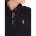 thumbnail image 2 of U.S. Polo Assn. Boys Flatback Rib Quarter Zip, Sizes 4-18, 2 of 4