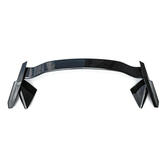 Ikon Motorsports Trunk Spoiler Compatible With 2006-2011 Honda Civic Sedan 4-Door Type R Style ABS Plastic Gloss Black Trunk Spoiler Lip Wing Rear Tail Lid Deflector Bodykits