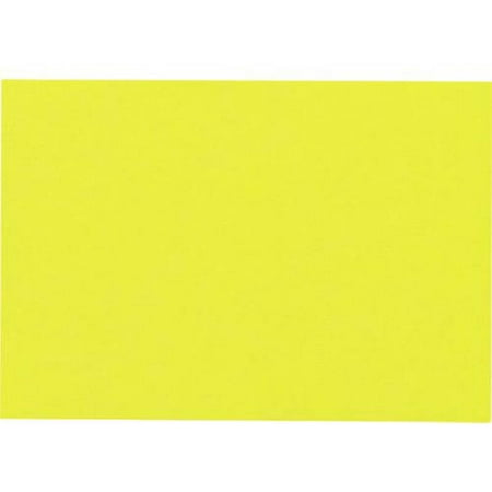 Gold Flat Handle - A6 Flat Card (4 5/8 x 6 1/4) - Citrus Yelow (500 Qty.)