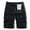 Black Cargo Shorts, variant on HOOMEUMY Men's Cargo Shorts Loose Fit Quick Dry Breathable Stretch Casual Multi-Pockets Zip Fly Straight Summer Shorts Black XXXL