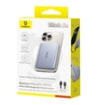 thumbnail image 1 of OS-Baseus PicoGo AM41 Ultra-Slim Magnetic Power Bank 5000mAh 20W Space Grey (Includes Simple Braided Cable USB-C to USB-C 60W 30cm Black), 1 of 4