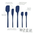 thumbnail image 5 of Tovolo Flex-Core Spatula All Silicone Set (Set of 5) - Deep Indigo, 5 of 6
