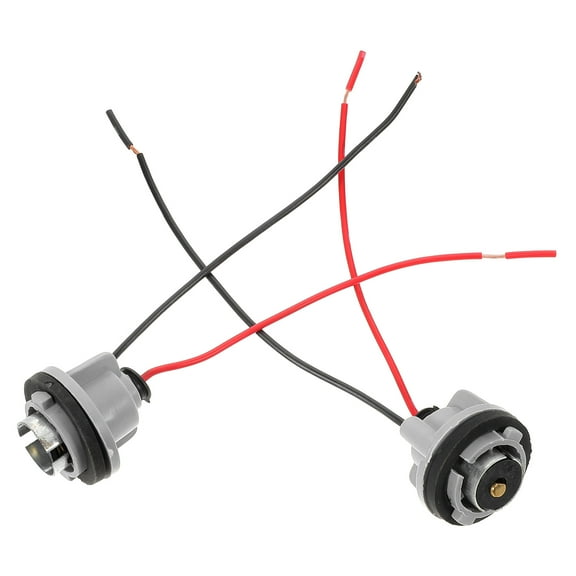 OUNONA 2pcs Universal Car Tail Light Socket Harness Single Filament for Brake and Turn Signal Lights Automotive Wiring Connector