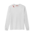 thumbnail image 2 of Daxton Premium Utah Men Long Sleeves T Shirt Ultra Soft Medium Weight Cotton, White Tee Red Letters XS, 2 of 3