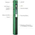 thumbnail image 4 of MGbeauty for iScan Portable Wand Scanner A4 Document Scanner Handheld Scanner 900DPI (Green), 4 of 6