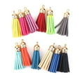 thumbnail image 3 of 12Pcs Tassel Pendant Charms for Bag Key Chain Craft 4.3cm Colorful, 3 of 4