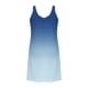 thumbnail image 3 of Vestido Largo de Manga Larga para las Mujeres Cuello en V Plisado Impresión sin Posicionamiento con Tela Elástica, Vestido Casual de Cintura Elástica para Uso Diario Y de Playa, 3 of 6