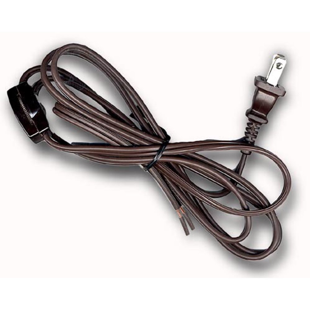 National Artcraft Lamp Cord Set Has Rotary Switch & Stripped Ends 6