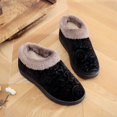 thumbnail image 5 of XIHAHA botas de invierno, zapatos de mujer, botas de nieve con estampado cálido, piel peluda, tela de algodón de terciopelo, botines cómodos, botines antideslizantes para ancianos, 5 of 5