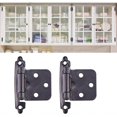 thumbnail image 5 of 8 Pieces Stainless Steel Hinge, Cupboard Door Hinge With Screws, Stainless Steel Furniture Hinge, For Door Hinges Cabinet Hinges Connecting Hinges, 5 of 5