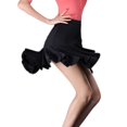 thumbnail image 2 of YM YOUMU Women Ruffled Latin Dance Practice Skirt Tango Salsa Rumba Cha Cha Ballroom, 2 of 2