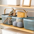 thumbnail image 6 of Multi-Functional Storage Basket Lightweight for Picnic Shopping Cabinet Decor - Haze Blue, 6 of 7