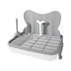 thumbnail image 3 of Caja de arena para perros y cachorros con malla antisalpicaduras, portátil gris, 3 of 9