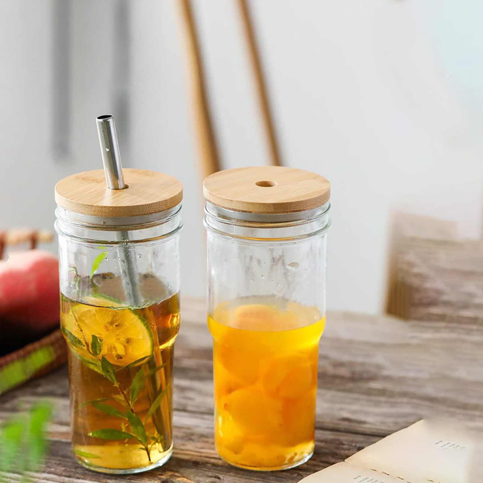 Glass Cups w/ Glass Straws 4-Pack Just $15.99 Shipped for  Prime  Members (Reg. $23)