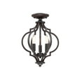 thumbnail image 3 of Trade Winds Lighting 3-Light Ceiling Light In Oil Rubbed Bronze, 3 of 6