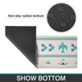 thumbnail image 6 of Blue Ethnic Bird Pattern Kitchen Rugs Sets Of 2,Anti Fatigue Kitchen Mat Rugs Non Slip Washable,Decorative Kitchen Floor Mats for Kitchen,Sink,Laundry,17"x30"+17"x47", 6 of 7