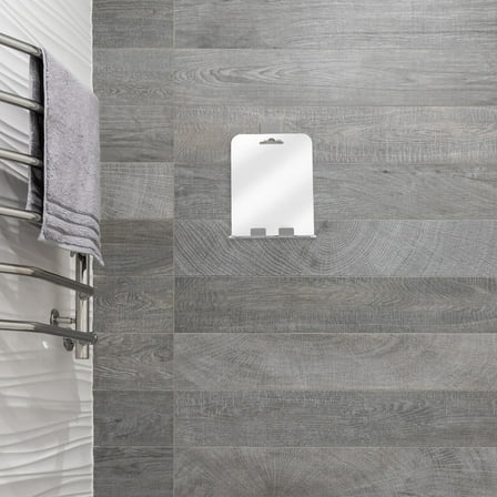 Hemoton Shower Mirror Fogless For Shaving With Suction Cup Razor Holder For Shower Small Mirror Shower Accessories Bathroom Mirror Holds Razors