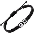 thumbnail image 2 of Valentine's Day Gift Birthday Gift Ideas Letter Initial Bracelet for Men Women Teens Son Daughter,Cute Anniversary Matching Couple Bracelets for Him Her Boyfriend Girlfriend, 2 of 7