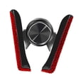 thumbnail image 2 of Soporte para teléfono de coche con brillo, soporte para teléfono en la rejilla de ventilación del coche, manos libres, práctico y universal. Rojo, 2 of 9