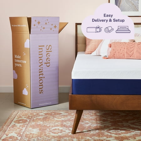 Sleep Innovations - Shiloh 12-Inch Memory Foam Full Mattress - White