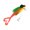 Dark Green, variant on Professional Shaped Artificial Baits Lures Elastic Body Fishing Tackle Barbed Double Hook