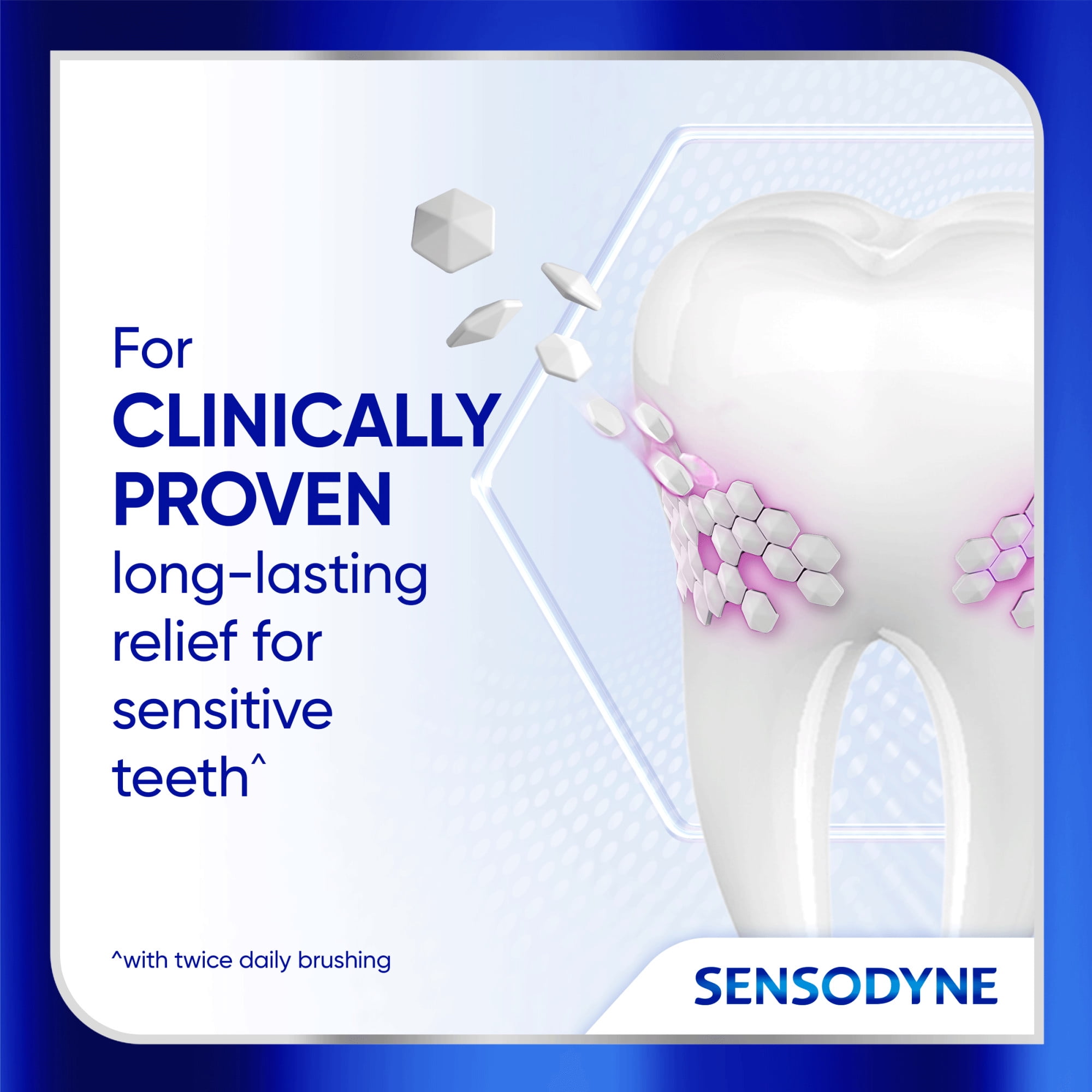 Sensodyne Clinical Repair Fresh Clean Toothpaste for Sensitive Teeth, 3.4 Oz