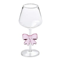 CoudarTitie Bow Wine Glasses Champagne Glasses Decorative Glassware Cocktail Wine Goblet for