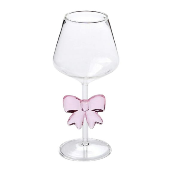 CoudarTitie Bow Wine Glasses Champagne Glasses Decorative Glassware Cocktail Wine Goblet for