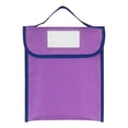thumbnail image 4 of Clearance Under $1.59! 1PC Handheld Document Organizer Bag, Portable File Storage Tote with Handle, Cloth, for Travel & Office, (31.5*26.5cm, Purple), 4 of 5