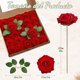 thumbnail image 4 of Flores Artificiales, Real Mirando Blush Espuma Falsas Rosas con Tallos para DIY, Ramos de Boda, Centros de Mesa para Despedida de Soltera, Decoraciones de Navidad (Rojo), 4 of 4