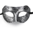 thumbnail image 1 of 2pcs Máscara de Mascarada Cool Men Griego Romano Luchador Mascarada Máscara de Cosplay para Accesorio de Disfraces / Baile de Máscaras / Halloween (Plata), 1 of 5