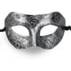 thumbnail image 1 of 2pcs Máscara de Mascarada Cool Men Griego Romano Luchador Mascarada Máscara de Cosplay para Accesorio de Disfraces / Baile de Máscaras / Halloween (Plata), 1 of 5