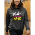 thumbnail image 3 of Casual Chic Motivational Quote Hoodie for Men and Women, Unisex Pullover Hooded Sweatshirt, Comfortable Cotton Poly Blend, Inspirational Everyday Casual Outfit, 3 of 5