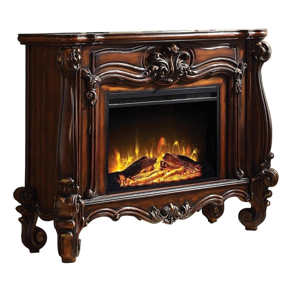 * antique flame ୨୧ * レクタングル型 アンティークフレーム ACME Versailles Rectangular Carving Wooden Frame Fireplace in