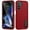 Red, variant on Dteck Case for Samsung Galaxy A54 5G, Galaxy A54 Rugged Case with Kickstand, Heavy Duty Military Grade Drop Protection Shockproof Protective Cover for Samsung Galaxy A54 5G,Black