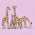 thumbnail image 3 of CafePress - Giraffe Family Portrait In Browns And Beige Women - Women's Nightshirt, 3 of 4