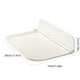 thumbnail image 3 of Estante de almacenamiento plegable montado en la pared | Estante de plástico no perforado | Organizador de baño, dormitorio y cocina que ahorra espacio | Blanco 11.8"x7.5"x2.8" | Toallero, fuerte, 3 of 6