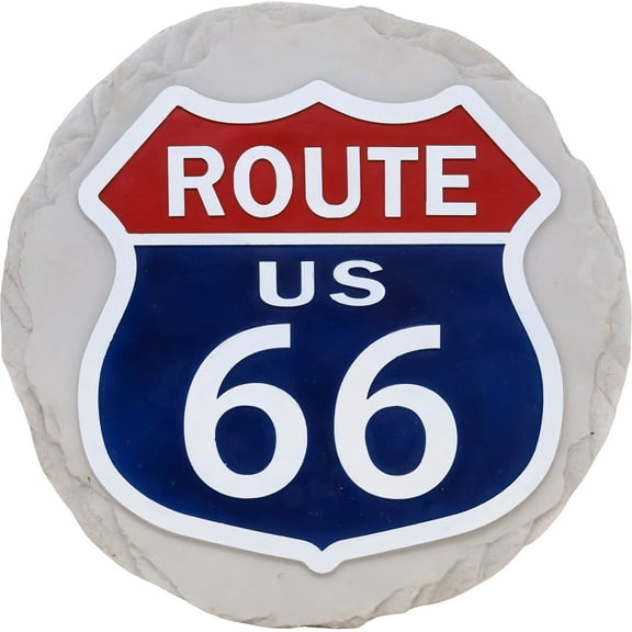 ROUTE 66 STEPPING STONE/ WALL PLAQUE