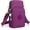 Purple, variant on Women Waterproof Nylon Cute Crossbody Cell Phone Purse Wallet for Daily Outings